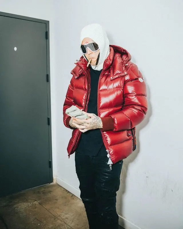 Sosmula outfit in Amiri, Timberland, and Moncler, 2022