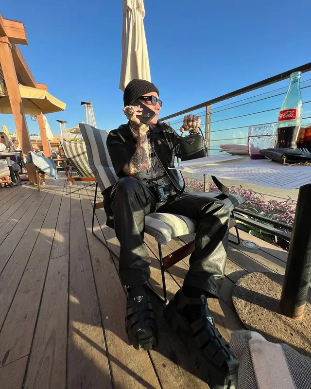 Blackbear outfit in Prada, 2022