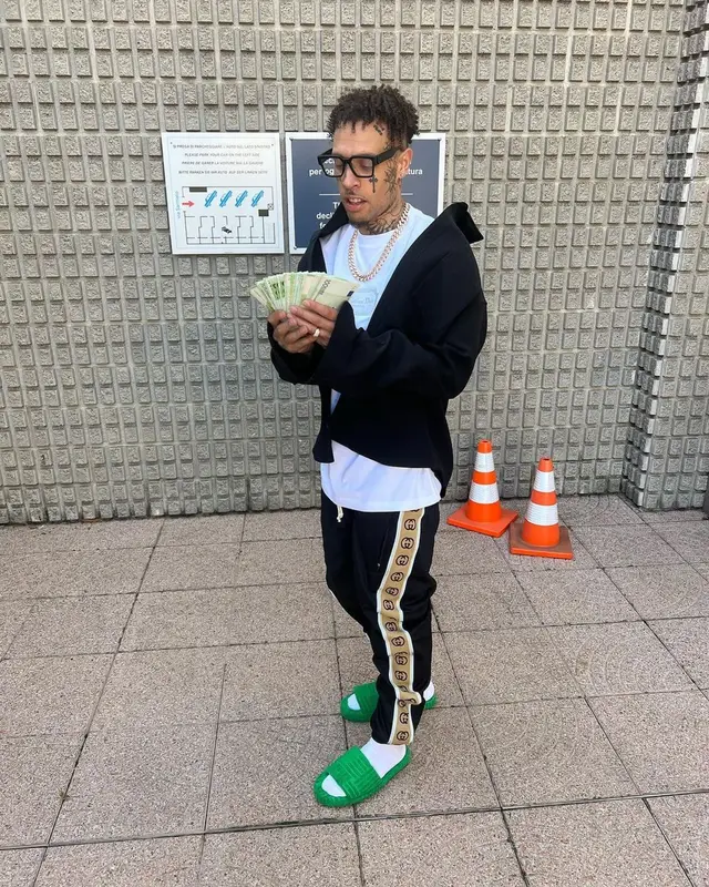 MamboLosco outfit in Dior, Gucci, and Louis Vuitton, 2022