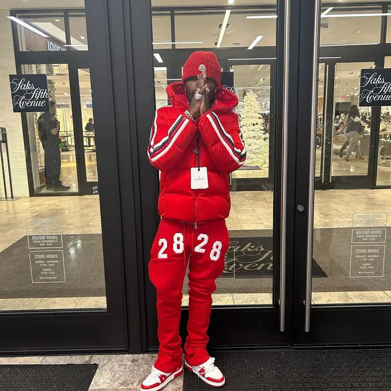 Sauce Walka outfit in Moncler, 2828 Studios, and Louis Vuitton, 2022