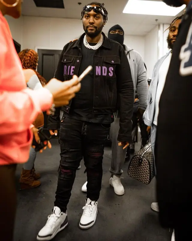 Peezy outfit in Vlone, Amiri, and Versace, 2022