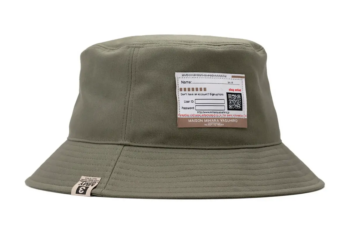 Maison Mihara Yasuhiro Khaki Big Hat $160