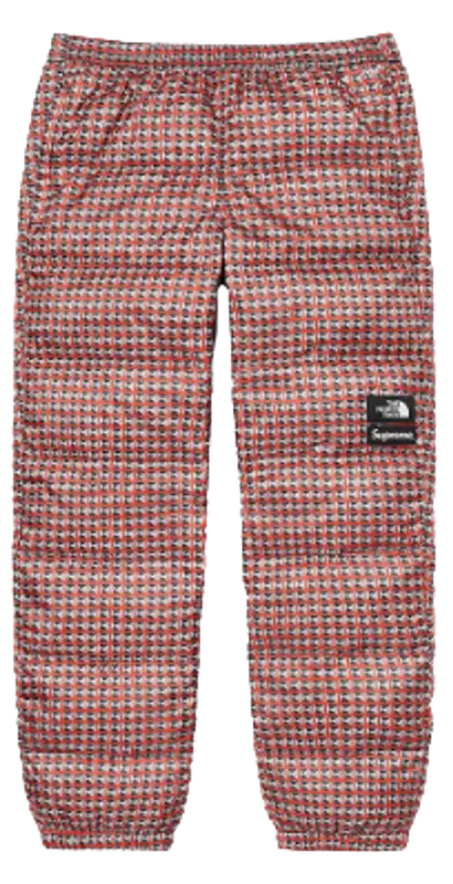 Supreme × The North Face Studded Nuptse Red Pants | WHAT'S ON THE