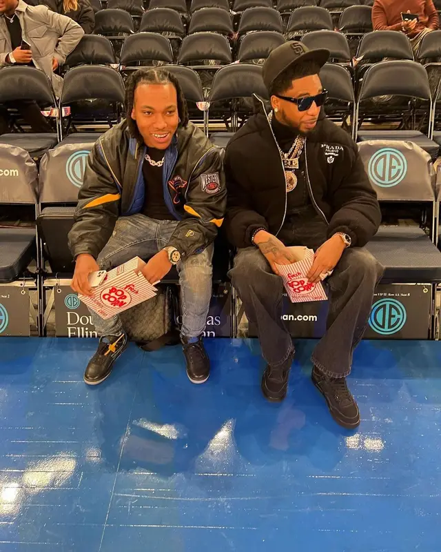 Key Glock outfit in Jordan, Prada, and New Era, 2022