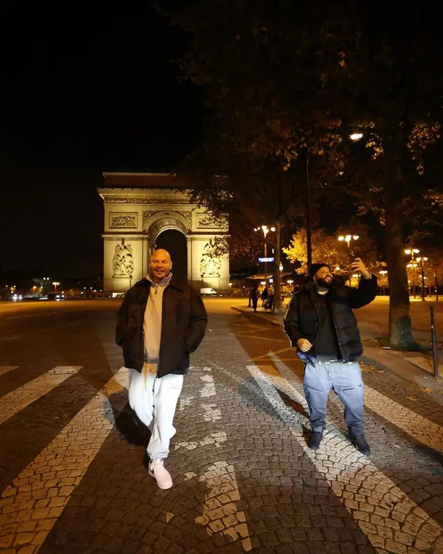 Fat Joe outfit in Rhude and Nike, 2022