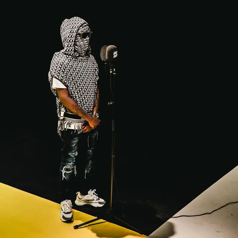 Kwengface outfit in Suavo World and Dior, 2022