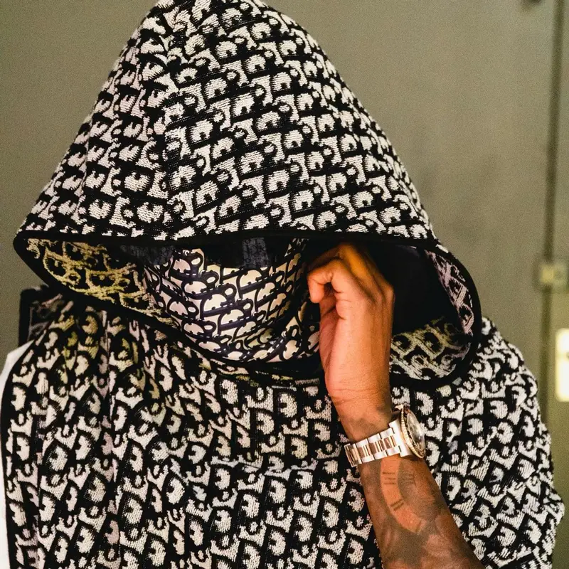 Kwengface outfit in Suavo World and Dior, 2022