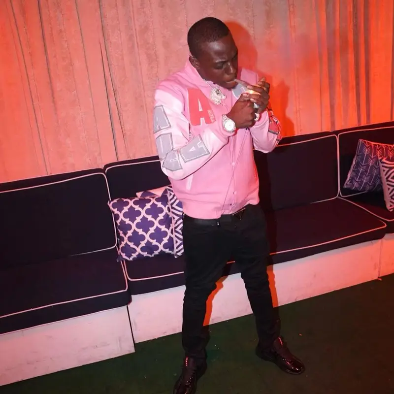 Bobby Shmurda outfit in Monfrere and Prada, 2022