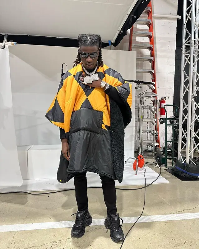 SleazyWorld Go outfit in Amiri, Balenciaga, and The North Face, 2022