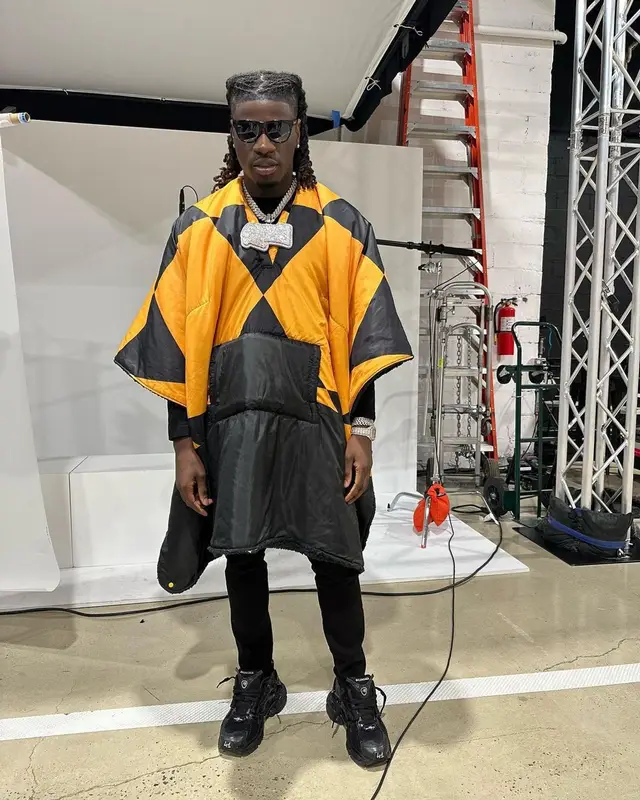 SleazyWorld Go outfit in Amiri, Balenciaga, and The North Face, 2022