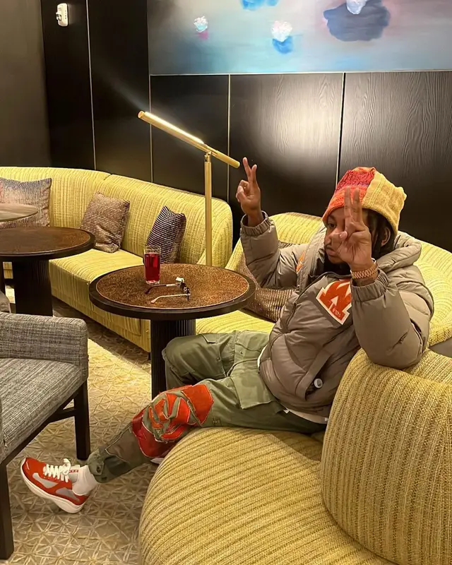 Babyface Ray outfit in Off-White, Marni, and Greg Lauren, 2022
