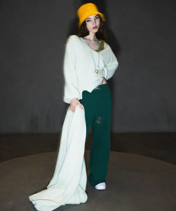 Dove Cameron outfit in Savage X Fenty, 2022