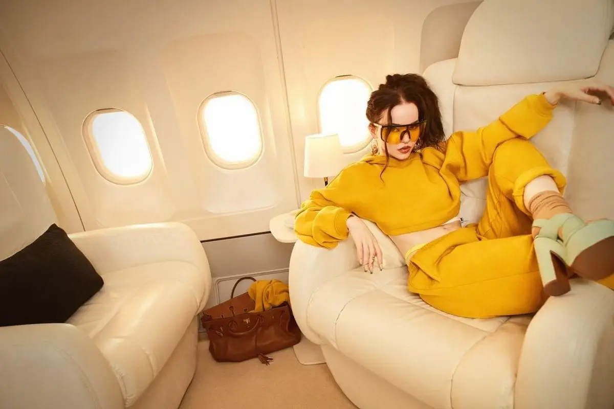 Dove Cameron outfit in Savage X Fenty, 2022