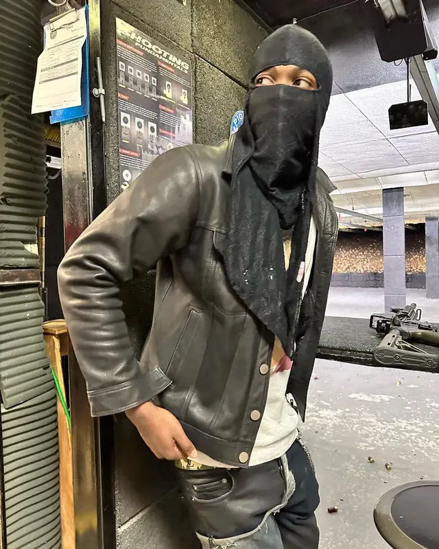 Kirk Knight outfit in Rick Owens, Louis Vuitton, and Takashi Murakami, 2022
