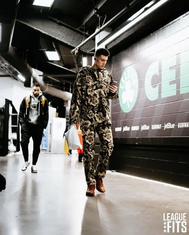 Tyler Herro outfit in Kenzo, Supreme, and Goyard, 2022