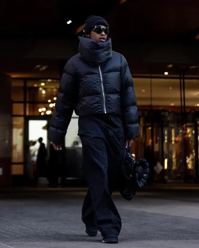Joshua Christopher outfit in Rick Owens, Takashi Murakami, and Balenciaga, 2022