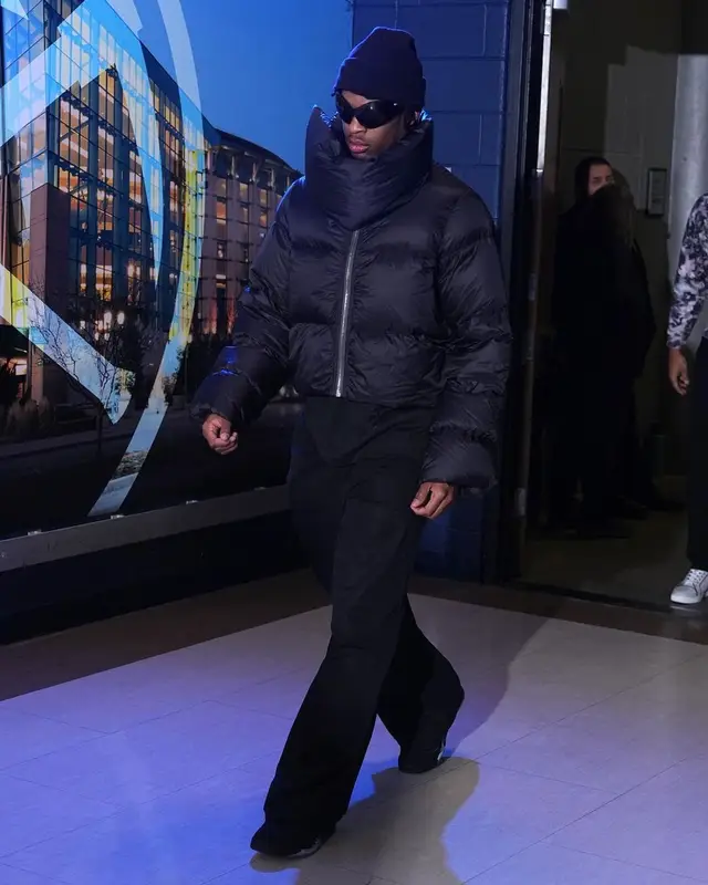 Joshua Christopher outfit in Rick Owens, Takashi Murakami, and Balenciaga, 2022