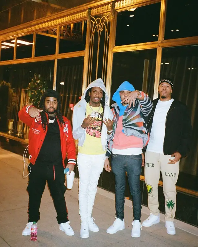 G Herbo outfit in ERL and Nike, 2022