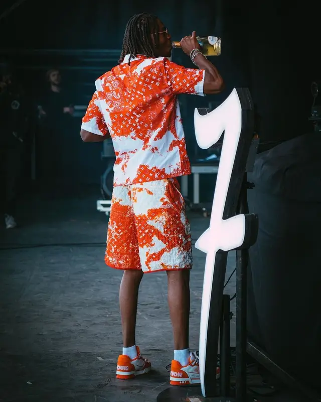Koba Lad outfit in Louis Vuitton and Dior, 2022