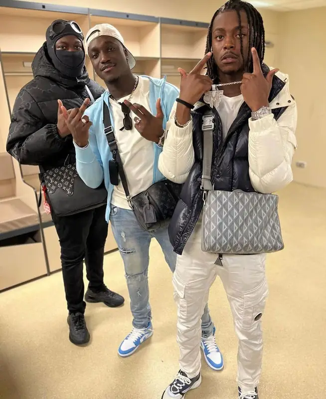 Koba Lad outfit in Moncler, C.P. Company, and Dior, 2022