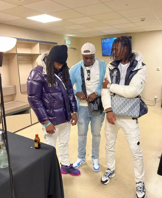 Koba Lad outfit in Moncler, C.P. Company, and Dior, 2022