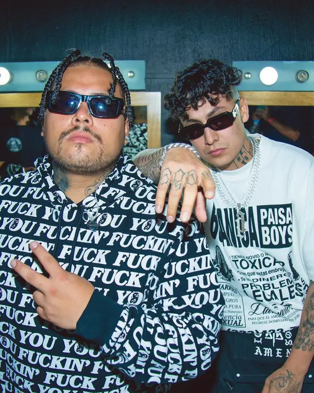El Aleman outfit in Vintage, Adidas, and Fuck The Population, 2022