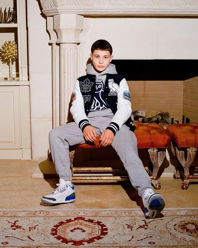 Javon Walton outfit in OVO and Jordan, 2022
