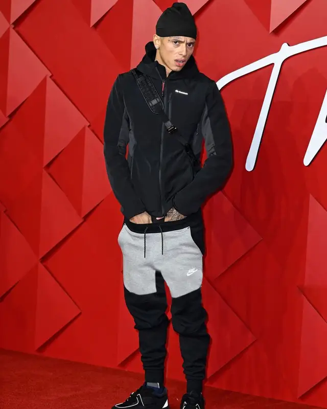 Central Cee outfit in Nike, Chanel, and Dior, 2022