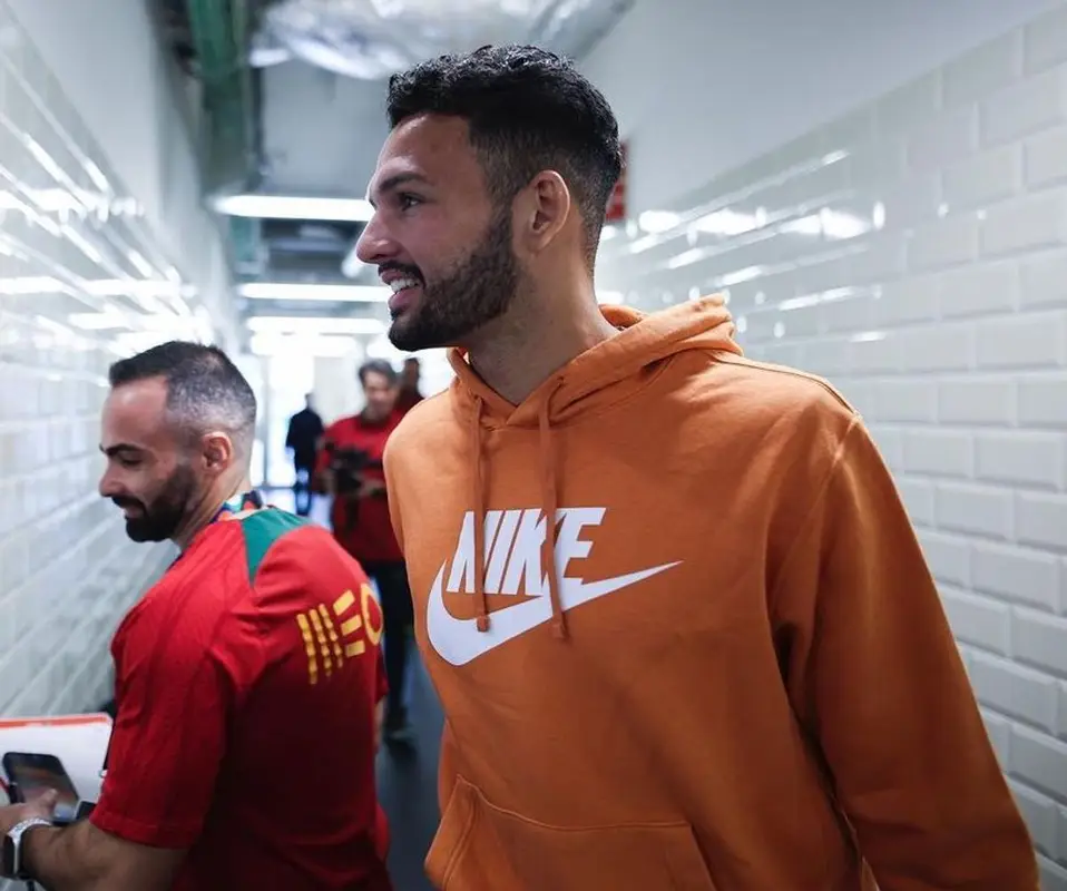 Goncalo Ramos outfit in Nike, 2022