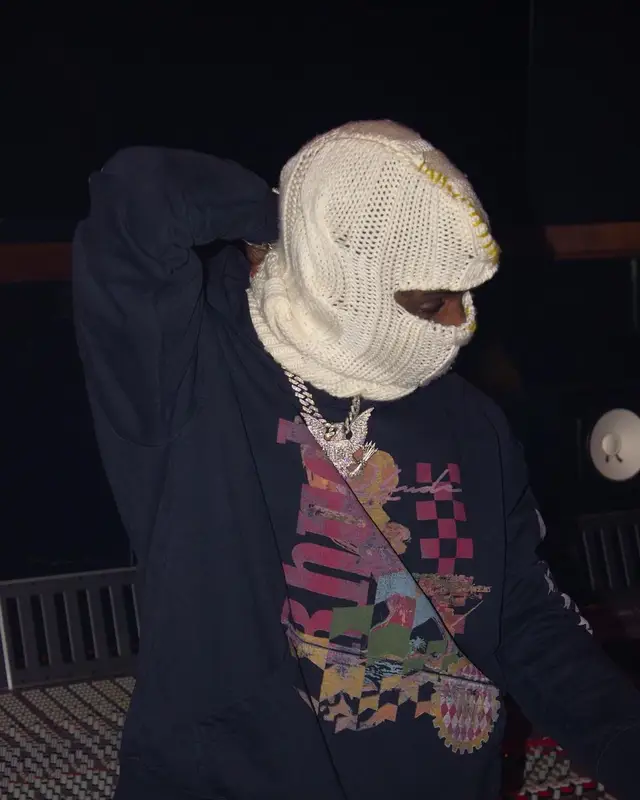 Lil Double 0 outfit in Rhude, Marni, and Nike, 2022