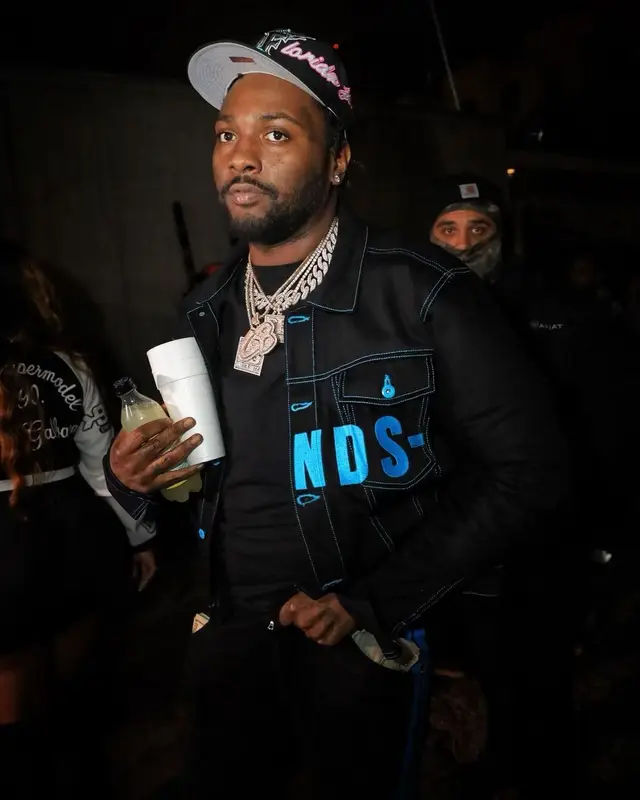 Peezy outfit in Vlone, Amiri, and Jordan, 2022