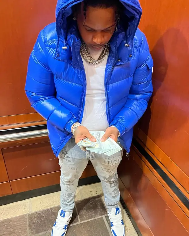 Finesse2tymes outfit in Moncler, Ksubi, and Louis Vuitton, 2022