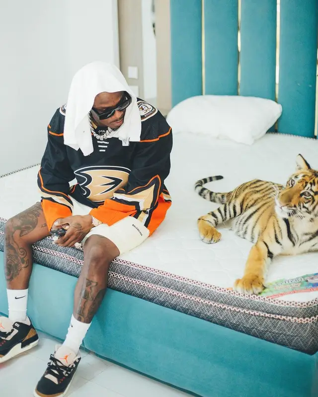 DaBaby outfit in Reebok, Balenciaga, and Nike, 2022