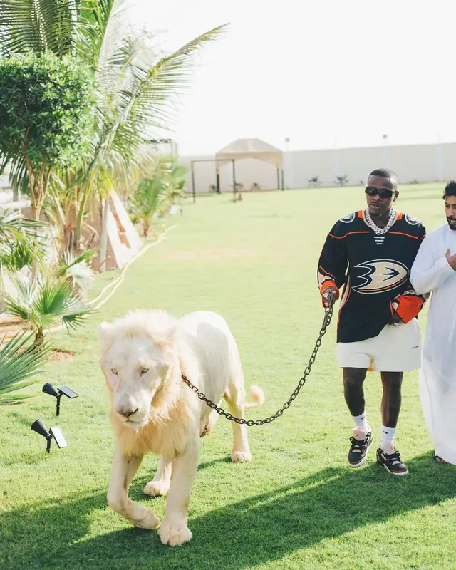 DaBaby outfit in Reebok, Balenciaga, and Nike, 2022