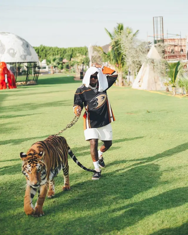DaBaby outfit in Reebok, Balenciaga, and Nike, 2022