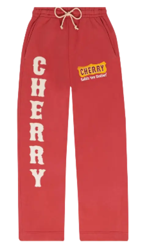 Cherry Red Westerner Straight Leg Sweatpants $248