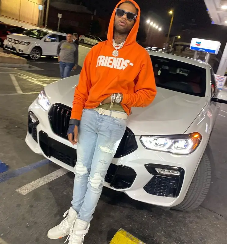 Hoodrich Pablo Juan outfit in Vlone, Amiri, and Louis Vuitton, 2020