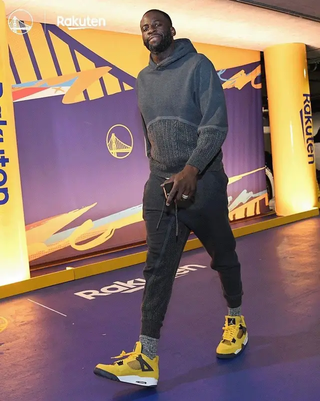 Draymond Green outfit in Twenty Montreal and Jordan, 2022
