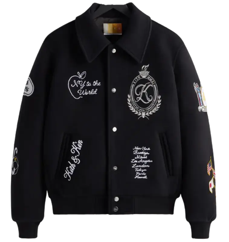 Kith Black Wool Coaches Jacket $795