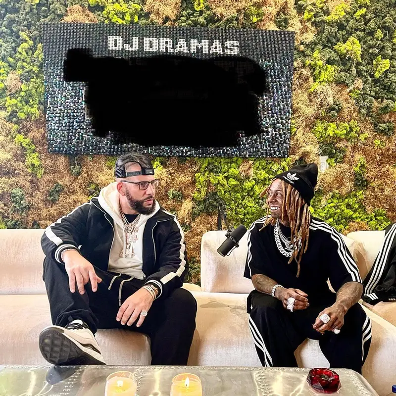 Lil Wayne outfit in Adidas and Balenciaga, 2022