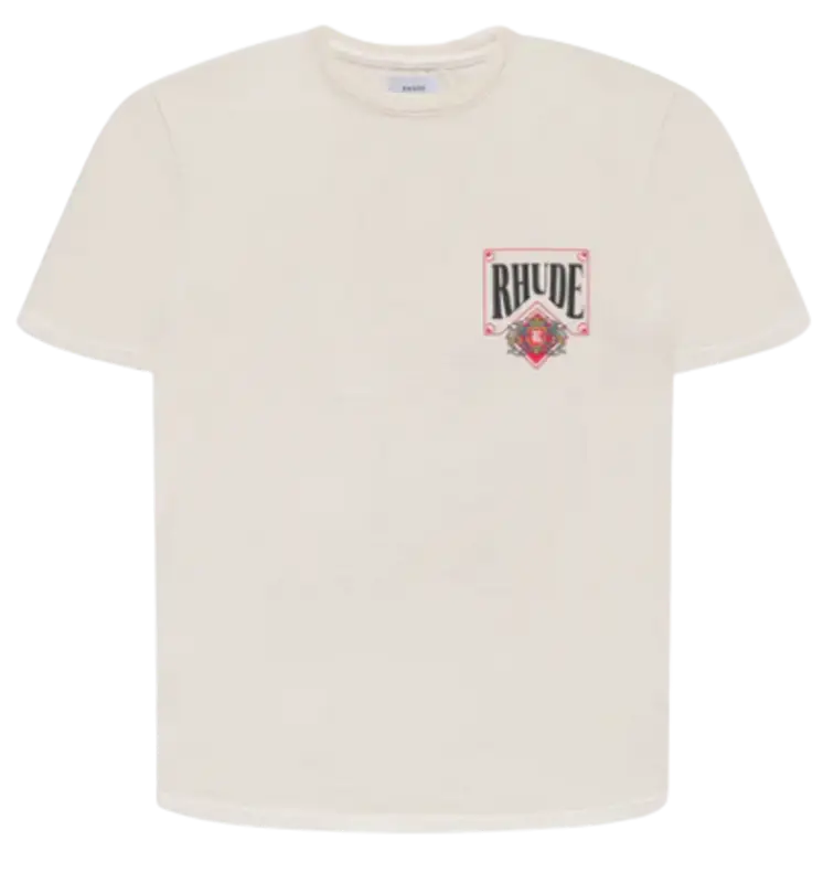 Rhude Custom-Fit Vintage Card T-Shirt $225