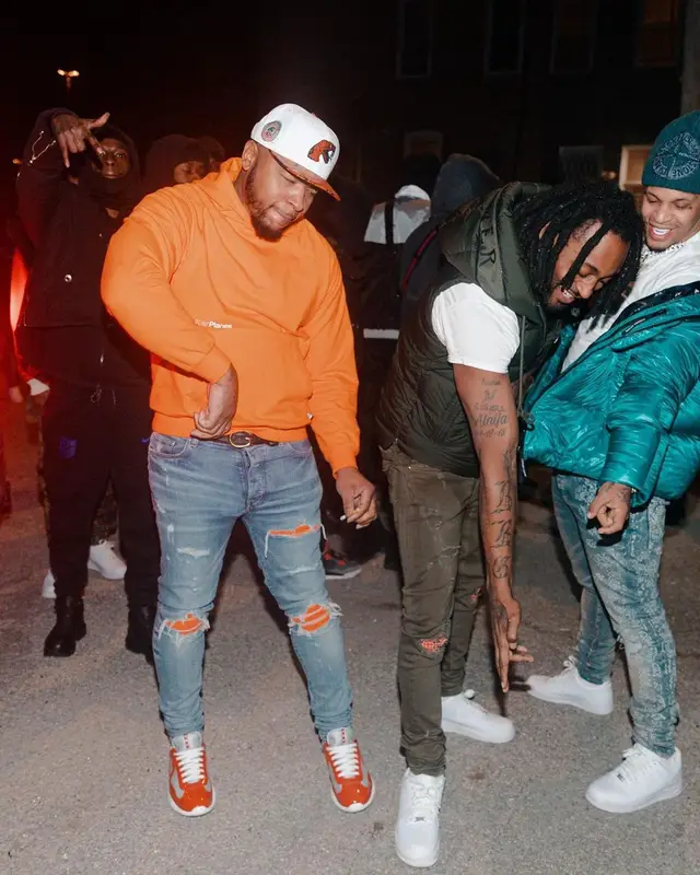 Doodie Lo outfit in Canada Goose, Amiri, and Stone Island, 2022