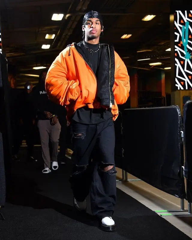 Joshua Christopher outfit in Vetements, Balenciaga, and Dr. Martens, 2022