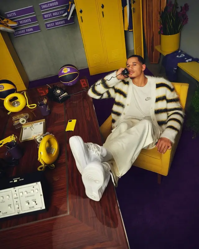 Juan Toscano-Anderson outfit in Nike and Marni, 2022