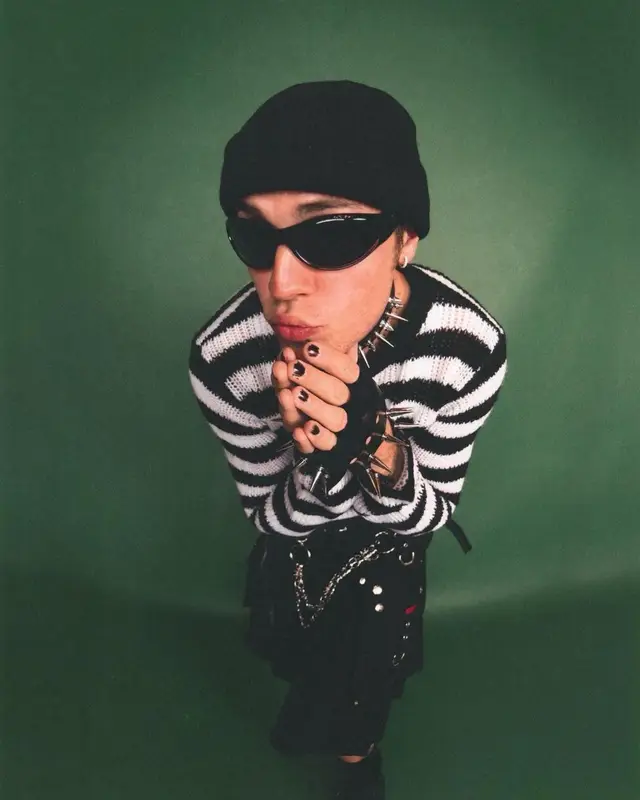 Justin Bieber outfit in Tripp NYC, New Rock, and Bonnie Clyde, 2022