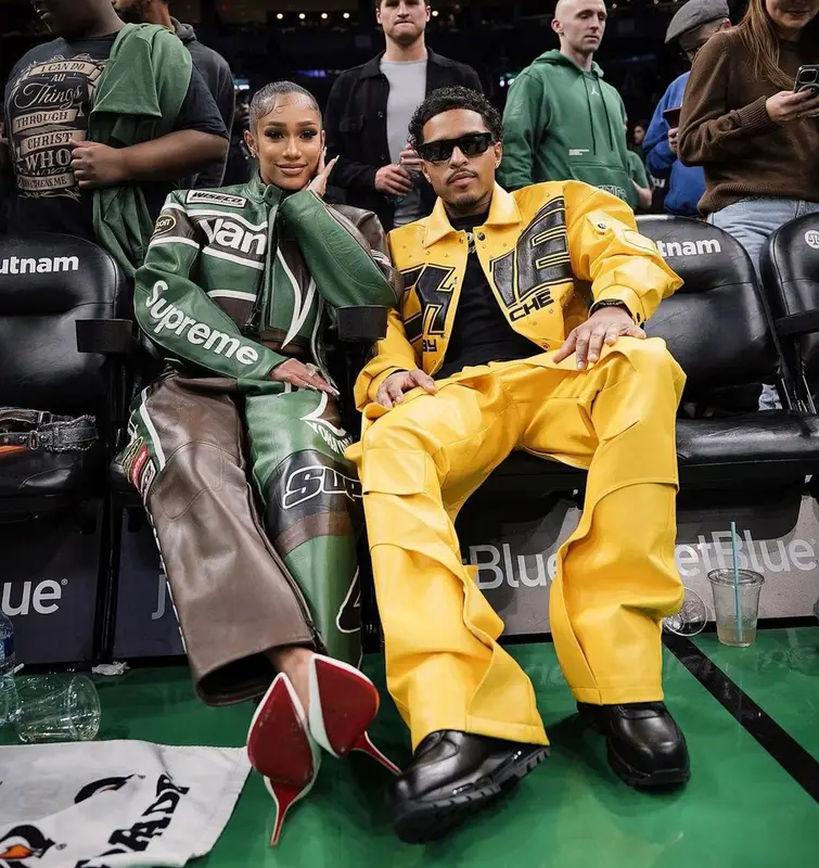 Justin Dior Combs outfit in Che By Che and Retrosuperfuture, 2022