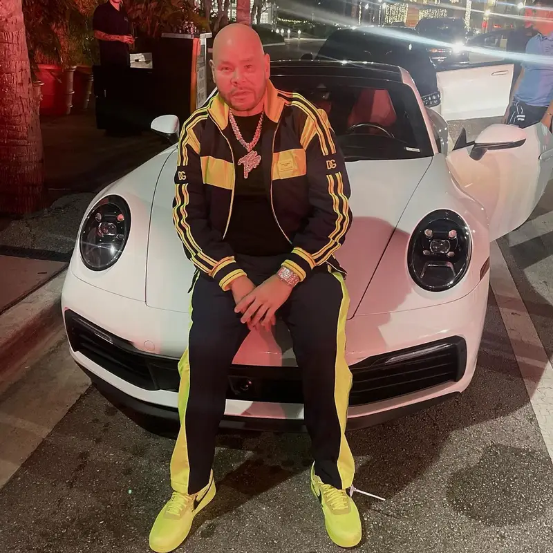 Fat Joe outfit in Dolce & Gabbana, Nike, and Off-White, 2022