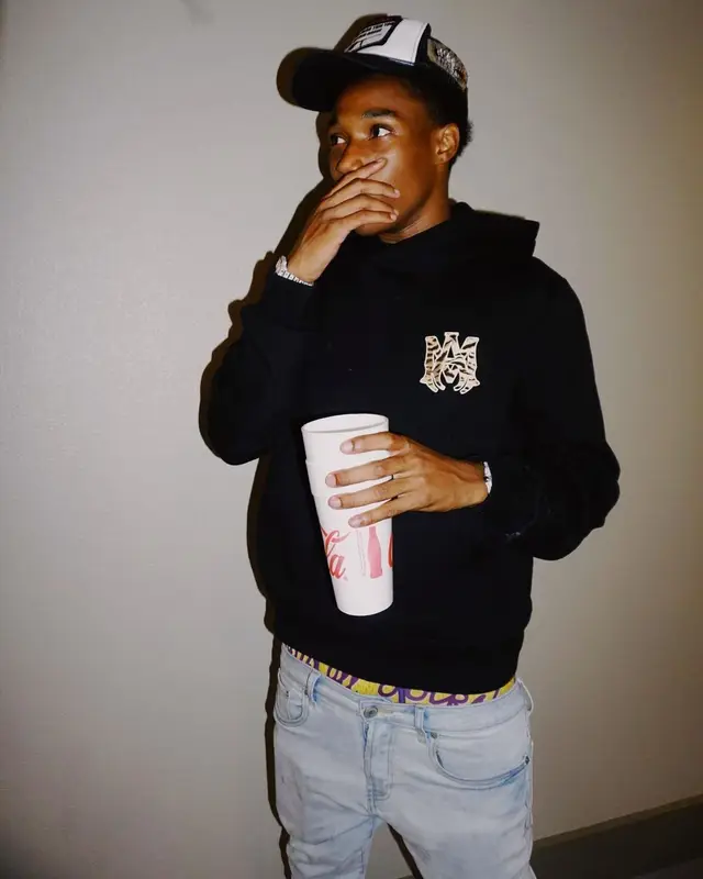 TSM Beeezy outfit in Amiri and Dior, 2022