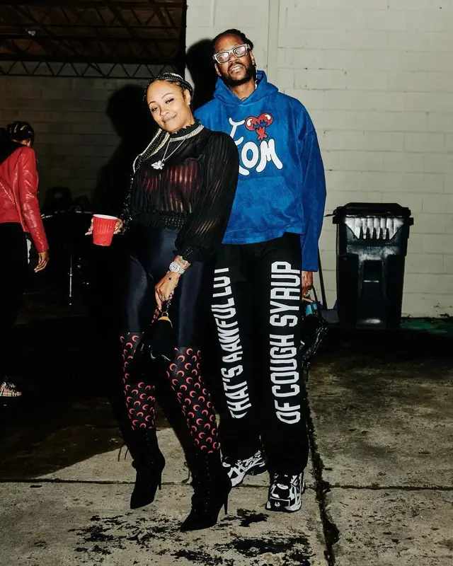 2 Chainz outfit in Awful Lot of Cough Syrup, Balenciaga, and Louis Vuitton, 2022