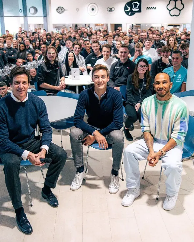 Lewis Hamilton outfit in The Elder Statesman, Ami, and Nike, 2022